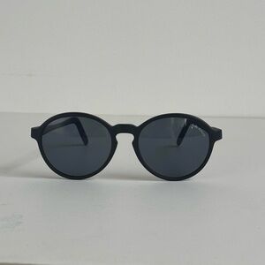 BOLLE Black Round Sunglasses with Matching Velvet Case